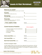 Assets at Risk Worksheet